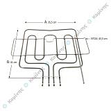 ΑΝΩ ΑΝΤ/ΣΗ + ΓΚΡΙΛ PITSOS 1100+1700W Θ.Θ ΚΟΝΤΑ ΑΚΡΑ