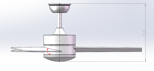 ΑΝΕΜΙΣΤΗΡΑΣ ΟΡΟΦΗΣ CF-4215 MATT WHITE 42" ΜΕ LED ΦΩΣ ΚΑΙ ΤΗΛΕΧΕΙΡΙΣΤΗΡΙΟ 85W