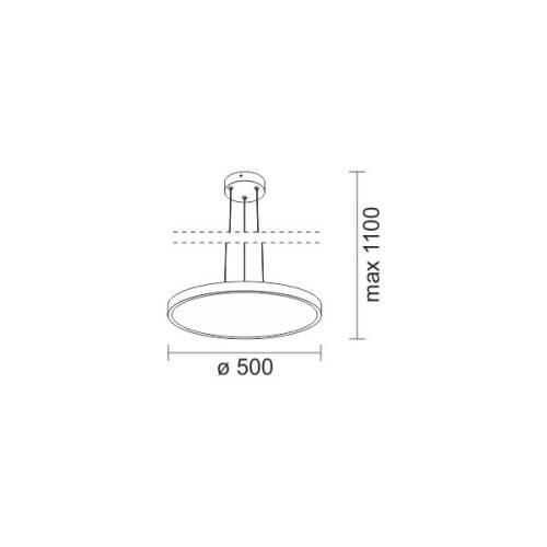 ΚΡΕΜΑΣΤΟ ΦΩΤΙΣΤΙΚΟ LED 50W 4000K