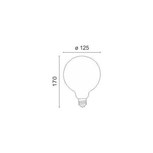 ΛΑΜΠΤΗΡAΣ E27 EDISON Dimmable 60W 2200K