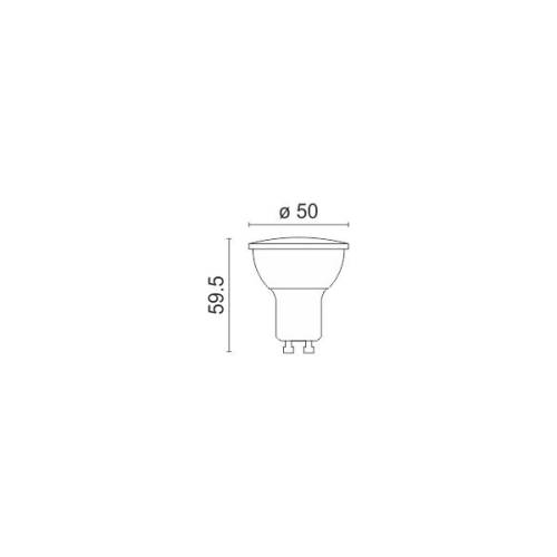 ΛΑΜΠΤΗΡAΣ LED RGB GU10 4.5W