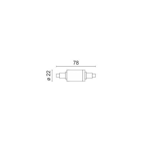 ΛΑΜΠΤΗΡAΣ LED R7S DIMMABLE 5W 4000K