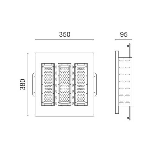 ΦΩΤΙΣΤΙΚΟ LED ΒΕΝΖΙΝΑΔΙΚΟΥ HPL 150W 6000K