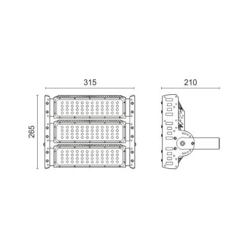ΦΩΤΙΣΤΙΚΟ LED ΒΕΝΖΙΝΑΔΙΚΟΥ HPL 150W 6000K