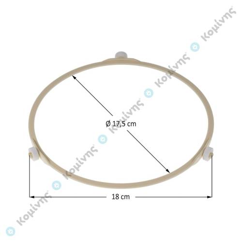 ΒΑΣΗ ΔΙΣΚΟΥ ΜΙΚΡ/TΩΝ Φ17.5 CΜ ΡΟΔΑΚΙ 14,2 ΜΜ