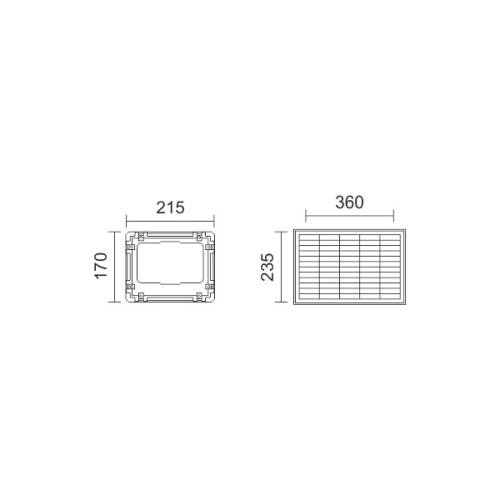 ΗΛΙΑΚΟΣ ΠΡΟΒΟΛΕΑΣ LED ΜΕ ΤΗΛΕΧΕΙΡΙΣΤΗΡΙΟ 60W 6000K