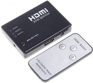 FTT14-018 HDMI Swithcher 3 input 1 output,ME TΗΛΕΧΕΙΡΙΣΤΗΡΙΟ