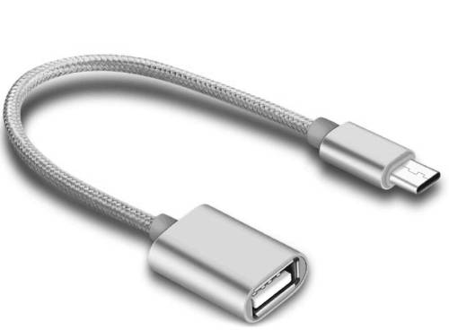 FTT4-052 ΚΑΛΩΔΙΟ Type-C σε Usb 2.0 Θηλυκό Ασημί