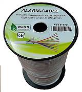 FTT8-112 Καλώδιο συναγερμού επικασσιτερωμένο 12χ0,22mm με φύλλο αλουμινίου